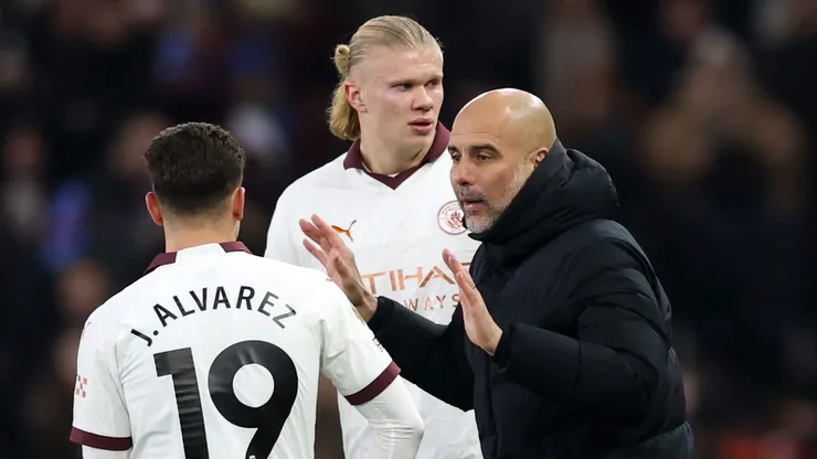 Estrela do Manchester City irrita Guardiola e está em conversas para fechar com o PSG.(Photo by Catherine Ivill/Getty Images)