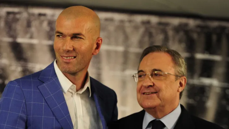 Zidane e Florentino Pérez são dois grandes nomes da história recente do Real Madrid.