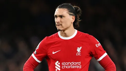 Liverpool: Darwin Núñez tem negociação surpreendente para deixar Anfield Road. (Photo by Michael Regan/Getty Images)