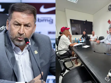 Augusto Melo topa reunião com Buzeira no CT do Corinthians