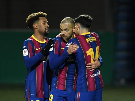 Ex-Barcelona, Braithawite conversa com o Espanyol