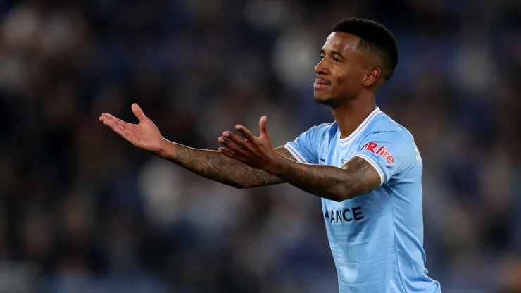 Marcos Antônio em partida pela Lazio