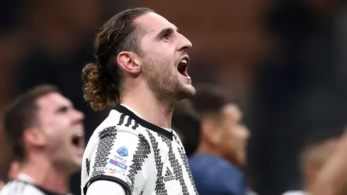 Rabiot em partida pela Juventus