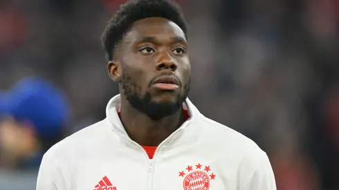 Alphonso Davies do Bayern de Munique. (Photo by Sebastian Widmann/Getty Images)