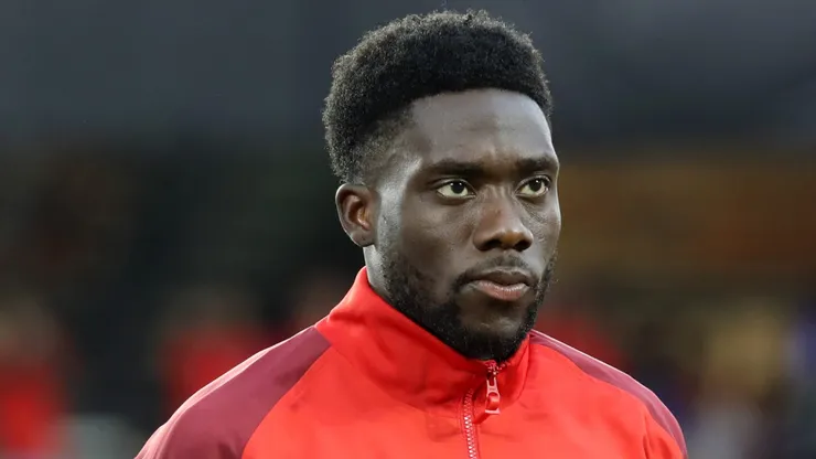 Alphonso Davies. (Photo by Leonardo Fernandez/Getty Images)