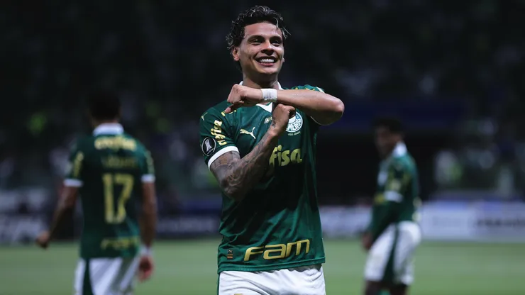 Richard Ríos volante do Palmeiras