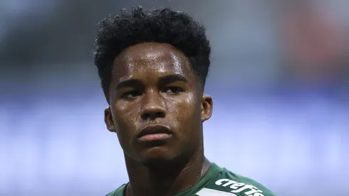 Endrick foi vendido pelo Palmeiras ao Real Madrid. (Photo by Alexandre Schneider/Getty Images)