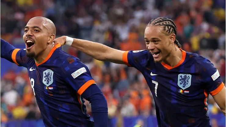 Manchester United pode fechar negócio de R$ 414 milhões por destaque da Holanda na Eurocopa. (Photo by Alex Li5vesey/Getty Images)