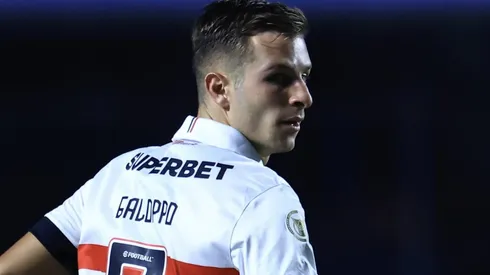 SP - SAO PAULO - 19/06/2024 - BRASILEIRO A 2024, SAO PAULO X CUIABA - Giuliano Galoppo jogador do Sao Paulo durante partida contra o Cuiaba no estadio Morumbi pelo campeonato Brasileiro A 2024. Foto: Marcello Zambrana/AGIF