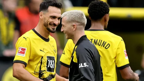 Bayer Leverkusen tem aval de Xabi Alonso para anunciar ídolo do Borussia Dortmund. (Photo by Christof Koepsel/Getty Images)