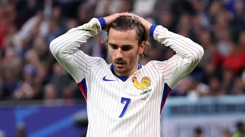 Griezmann se irrita com pergunta de jornalista. Foto: Alex Grimm/Getty Images