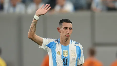 Camisa 11 está se despedindo da Seleção Argentina (Foto: Elsa/Getty Images)