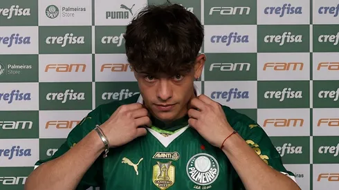 Agustin Giay, novo reforço do Palmeiras. FOto: cesar greco/palmeiras