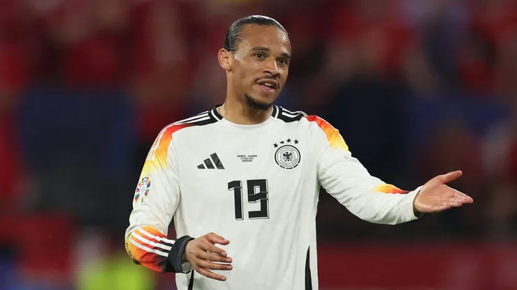 Leroy Sane, atacante do Bayern de Munique e da seleção alemã. (Photo by Alexander Hassenstein/Getty Images)