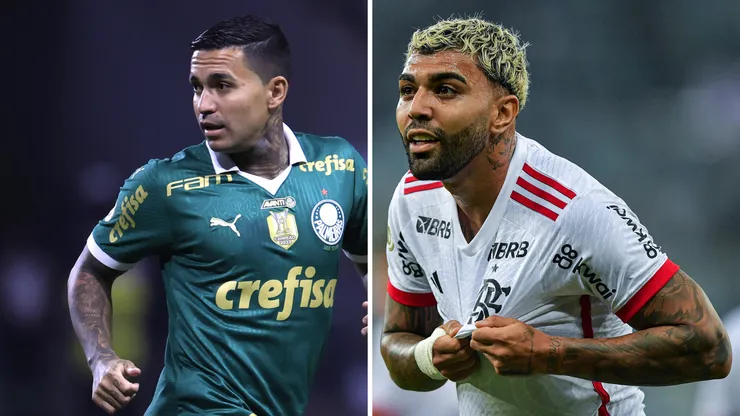 Palmeiras e Flamengo estudam troca entre Gabigol e Dudu