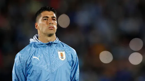 Luis Suárez em jogo pela Seleção Uruguaia
