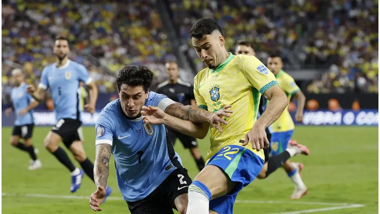 Copa América: Nos pênaltis, Uruguai vence a Seleção Brasileira e vai à semifinal. (Photo by Kevork Djansezian/Getty Images)