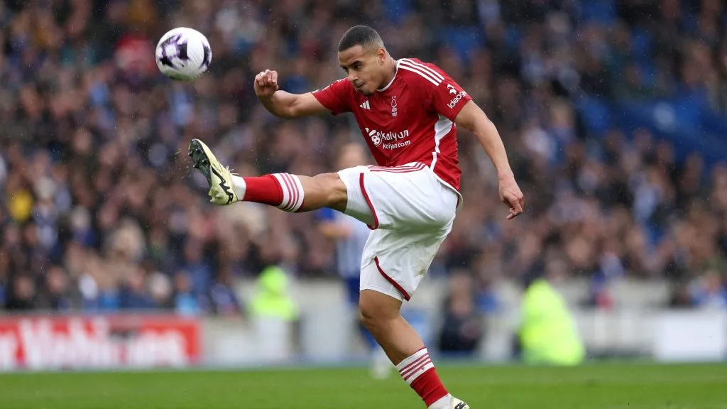 Murillo em ação pelo Nottingham Forest. (Photo by Richard Heathcote/Getty Images)