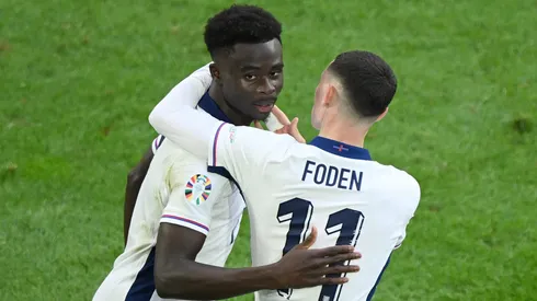 Saka marcou o gol da Inglaterra na Eurocopa 2024