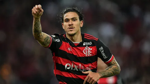 Pedro é artilheiro do Brasileirão com seis gols. Foto: Thiago Ribeiro/AGIF