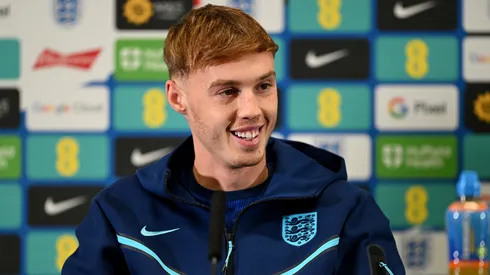 Cole Palmer em entrevista coletiva