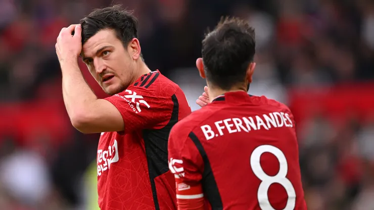 Harry Maguire do Manchester United . (Photo by Stu Forster/Getty Images)