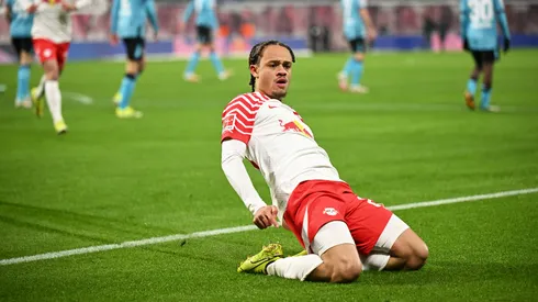 Xavi Simons em partida pelo RB Leipzig