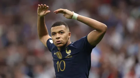 Mbappé, jogador da seleção francesa e do Real Madrid. (Photo by Catherine Ivill/Getty Images)