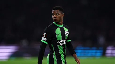 Ansu Fati jogou a última temporada pelo Brighton. (Photo by Dean Mouhtaropoulos/Getty Images)