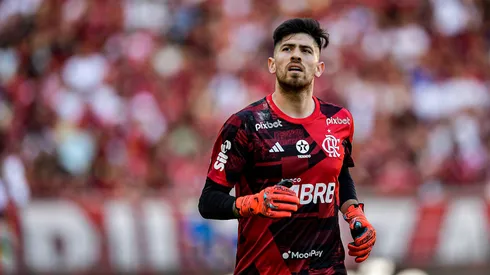 Agustín Rossi, goleiro do Flamengo. Foto: Thiago Ribeiro/AGIF