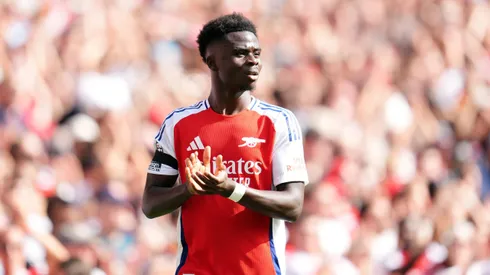 Bukayo Saka, atacante do Arsenal. (Foto: Adam Davy/Imago/PA Images)