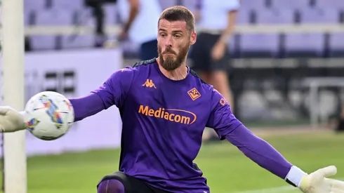 De Gea com a camisa da Fiorentina.