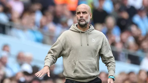 Pep Guardiola, técnico do Manchester City. (Foto: Mark Cosgrove/Imago/News Images)