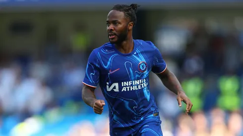 Raheem Sterling em partida pelo Chelsea