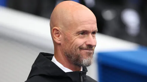 Erik ten Hag, treinador do Manchester United, (Photo by Steve Bardens/Getty Images)