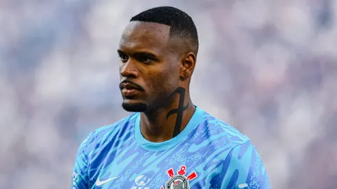 Carlos Miguel com a camisa do Corinthians.