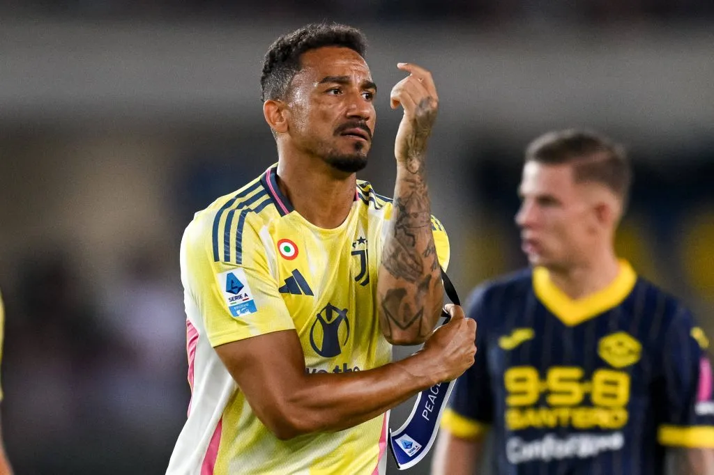Danilo em campo pela Juve. Foto: IMAGO / ABACAPRESS