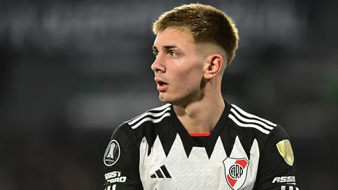 Franco Mastantuono, do River Plate, é a nova joia que interessa ao Real Madrid (Foto: Hernan Cortez/Getty Images)