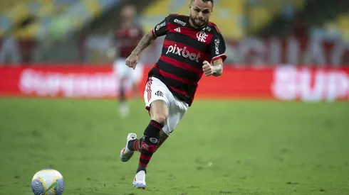 Michael durante o confronto entre Flamengo e RB Bragantino pelo Brasileirão, no dia 25 de agosto de 2024. (Associated Press / Alamy Stock Photo)