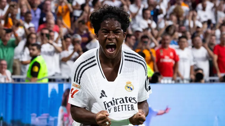Endrick marca primeiro gol com a camisa do Real Madrid