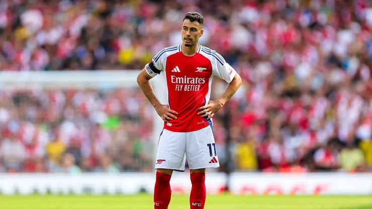 Gabriel Martinelli, atacante do Arsenal. (Foto: Nigel Keene/IMAGO/Pro Sports Images)