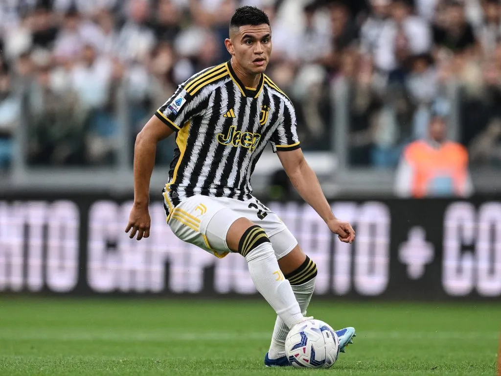 Carlos Alcaraz com a camisa da Juventus. Foto: IMAGO /&nbsp;Gribaudi/ImagePhoto
