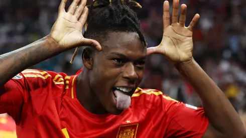 Rival do Barcelona prepara oferta de última hora para assinar com Nico Williams (Photo by Richard Pelham/Getty Images)