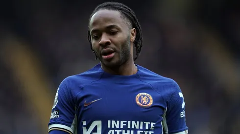 Raheem Sterling em partida pelo Chelsea