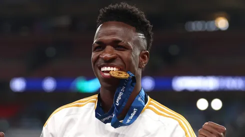 Real Madrid toma decisão oficial após Vinicius Júnior ser procurado pelo futebol saudita (Photo by Lars Baron/Getty Images)