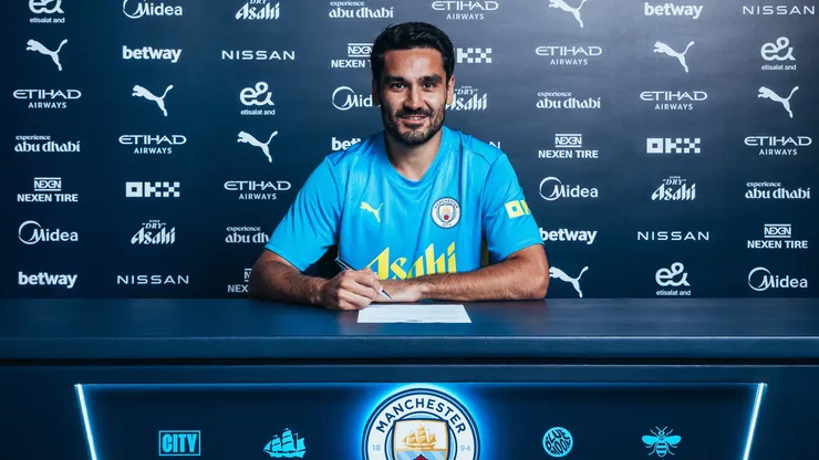 Gündogan, meio-campista do Manchester City. (Foto: Divulgação/Manchester City)