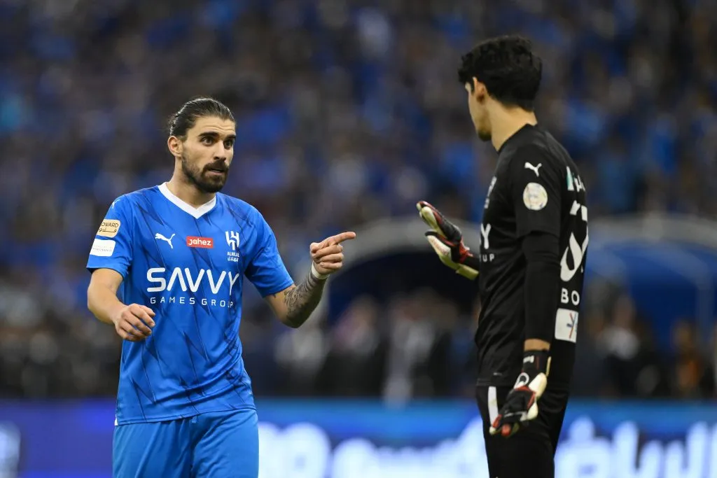 Ruben Neves e Bono no Al Hilal. (Photo by Michael Regan/Getty Images)