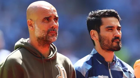 Guardiola e Gundogan vão trabalhar juntos +1 vez no City (Foto: Clive Rose/Getty Images)