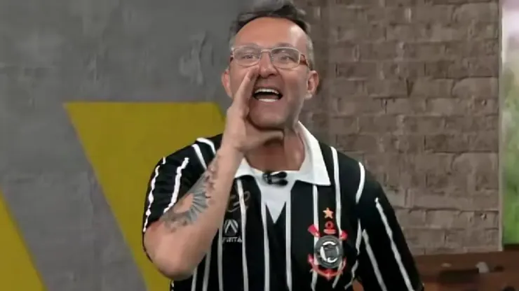 Neto se manifestou após classificação do Corinthians (Foto: Reprodução/Band)