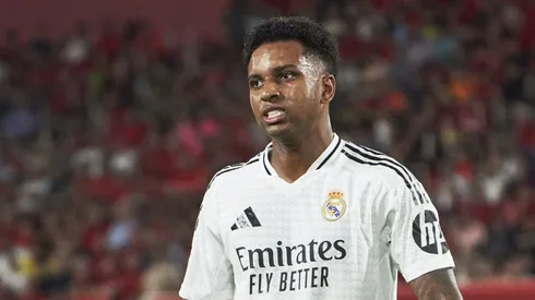 Rodrygo em ação pelo Real Madrid.